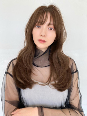 ウエーブヘア/顔まわり/似合わせ/韓国レイヤー