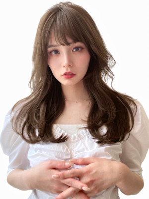 フェイスレイヤー/くびれヘア/顔まわり/大人可愛い