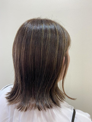 【cropes辻堂 斉藤】細ハイライト×外ハネボブ