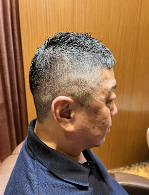 銀座　理容室　ベリーショート