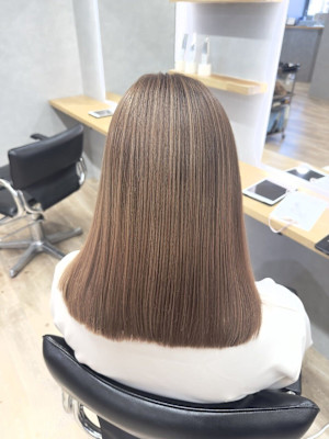 ダブルカラー/ブリーチ有/ブリーチ無/透明感/グレージュ