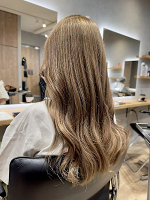 ダブルカラー/ブリーチ有/ブリーチ無/透明感/グレージュ