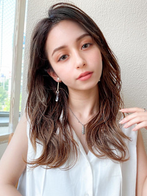 美髪/髪質改善/韓国/切りっぱなしボブ/フェイスレイヤー