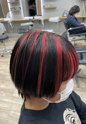 G 派手髪ハイライト