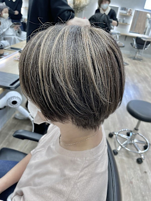 G 白髪ぼかしハイライト