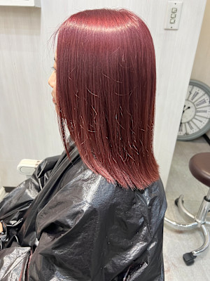 【チェリーレッドカラー】