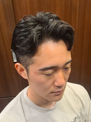 64分けニュアンスパーマ