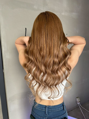 ライトブラウン×ベージュハイライト！