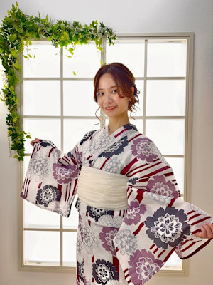 浴衣着付け×ヘアセット