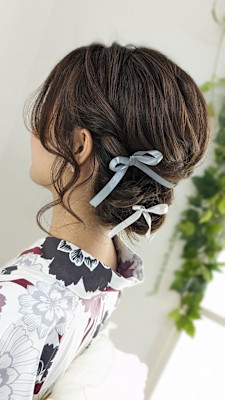 浴衣着付け×ヘアセット