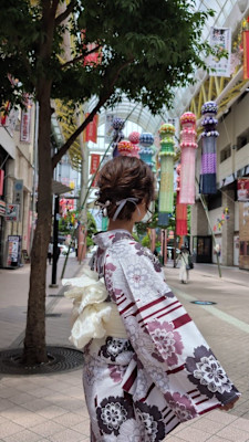 浴衣着付け×ヘアセット