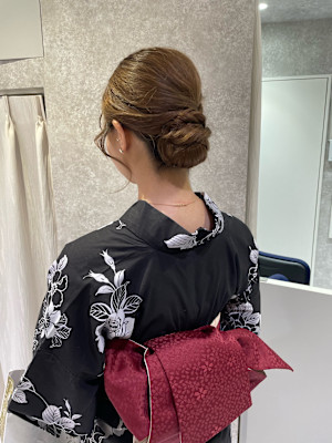 浴衣へアセット