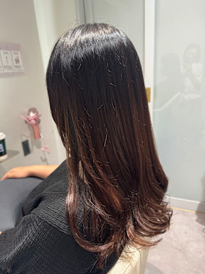 グラデーションカラー×ロング『銀座／個室』