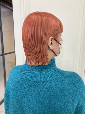 デザインカラー/レイヤーカット/ウェットヘア