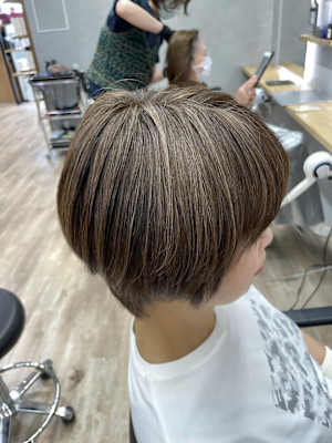 G 白髪ぼかしハイライト