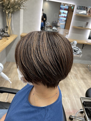 G 白髪ぼかしハイライト