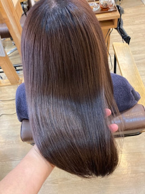 お客様髪質改善データ1156(ラベンダーアッシュ)