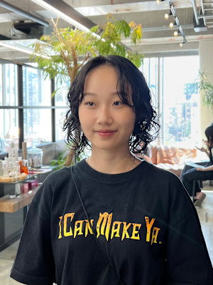 フェイスレイヤー×パーマ