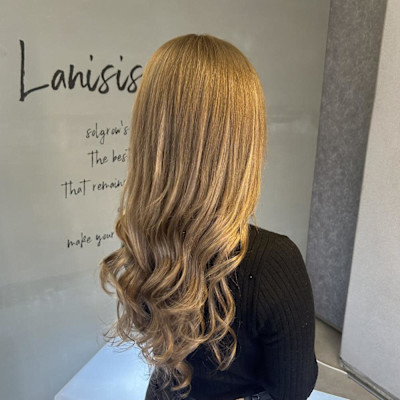 アッシュ系ロング