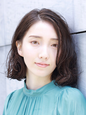 大人ボブパーマ