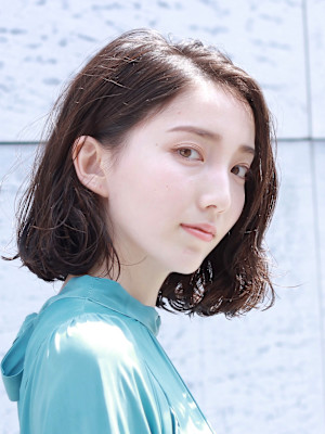 大人ボブパーマ