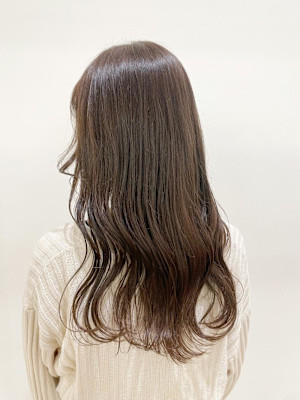 ロング/外国人風/グレージュ