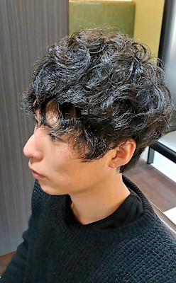 スパイラルパーマ