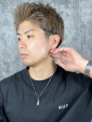 ハイトーンスパイキーショート