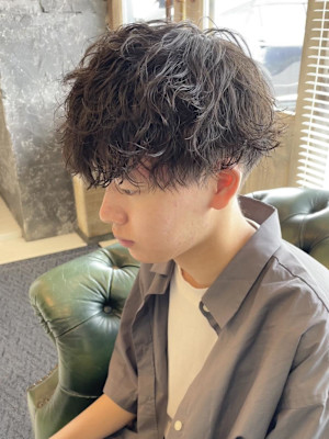 メンズ/パーマ/波巻き/スパイラル/高橋