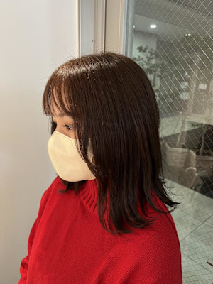 こっくりブラウンカラー