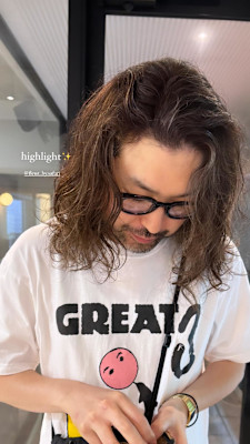 ハイライト/メンズハイライト/30代40代/薬院