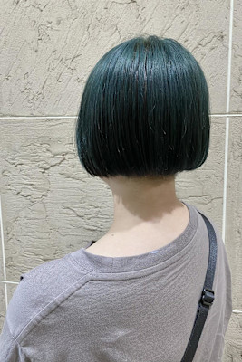 ダークグリーン/ボブ