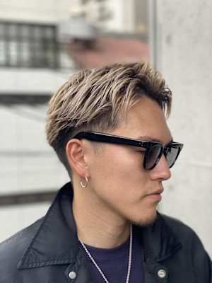 ウルフアッシュブラックカルマパーマベリーショート