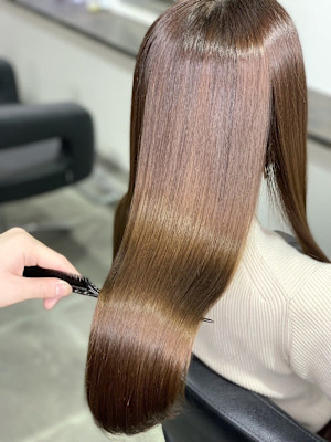 髪質改善ストレート