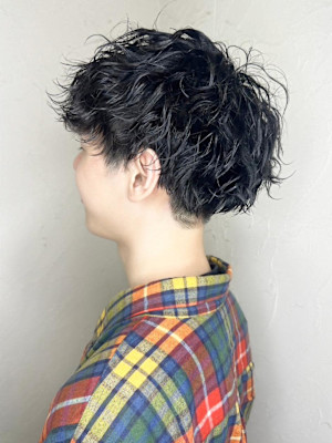 【Reir_下北沢】*メンズマッシュ＋スパイラルパーマ*