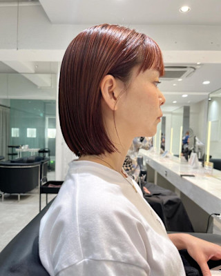 スリークボブ/ボブ/オレンジブラウン