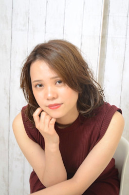 hair nina×ミディアム