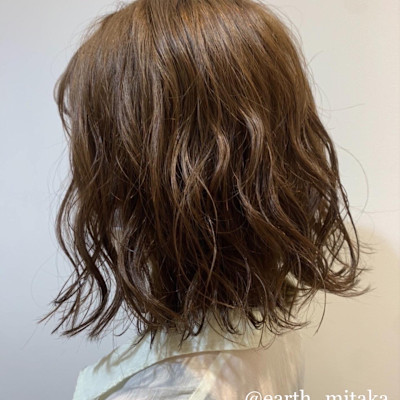 ふわくしゅパーマスタイル