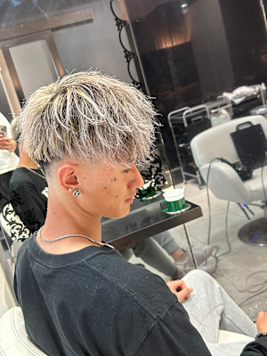 マッシュ×ホワイトメッシュ