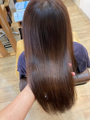 お客様髪質改善データ1262（損傷毛とのカットカラー）