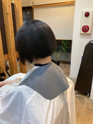 お客様髪質改善データ1264（ピンピン矯正を丸く、、）