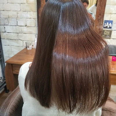 髪質改善ストレート