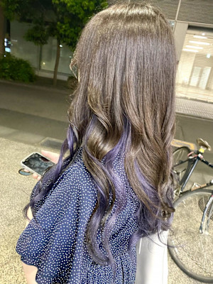 デザインカラー/レイヤーカット/ウェットヘア