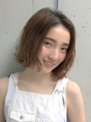 大人ニュアンスボブパーマ