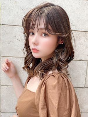 美髪/髪質改善/韓国/切りっぱなしボブ/フェイスレイヤー