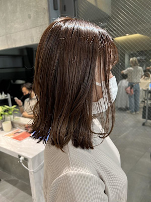 姫カットカールセミディシアーカラー