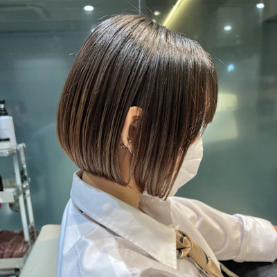 姫カットカールセミディシアーカラー