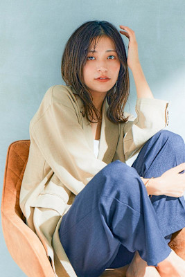 姫カットカールセミディシアーカラー