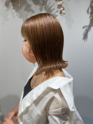 姫カットカールセミディシアーカラー