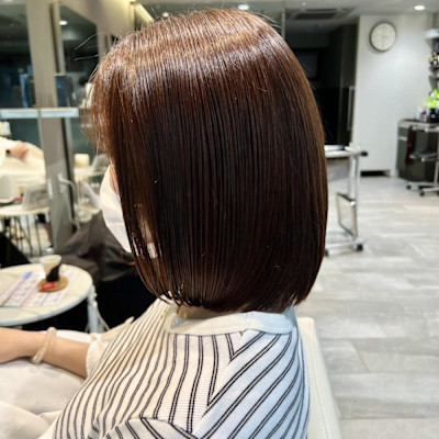 姫カットカールセミディシアーカラー